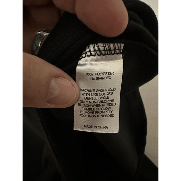 Black Sheep Fam Men's Large Pullover Sweater Classic Black Closet Staple - Picture 4 of 6